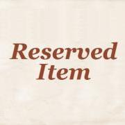This is a reserved item for Jenny